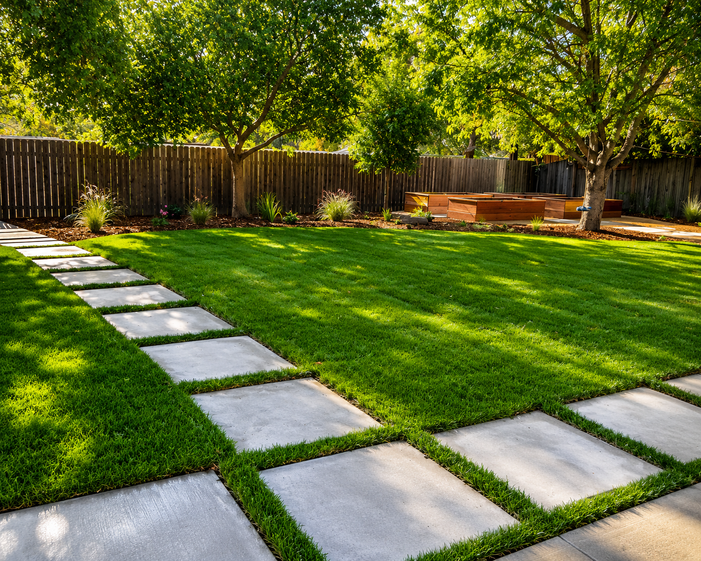 Custom landscape design Northern California