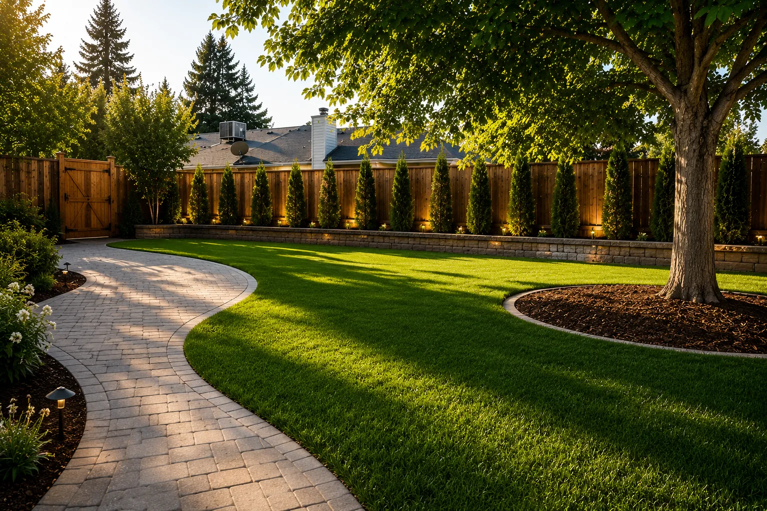 Custom landscaping project by One of a Kind Landscaping near Granite Bay